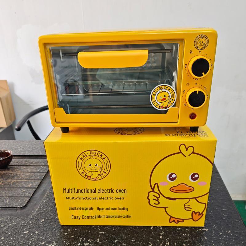 Mini 12L Multifunctional Electric Oven for Cake Baking with Timer – Perfect for Home Use 12L Timer Version