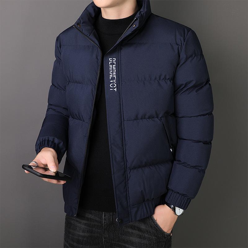 Padded-on men's jackets winter new flow fleece thickened autumn and winter cotton-padded jackets, fleece cotton-padded jackets