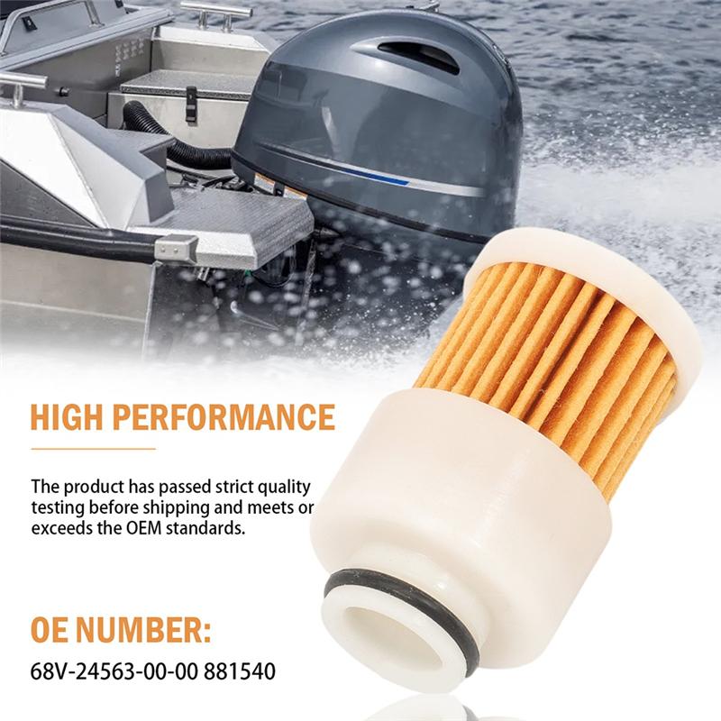 A16P-Fuel Filter For Mercury 4 Stroke Outboard Engines 50 60 75 90 115 Hp- Part Numbers 68V-24563-00-00 881540