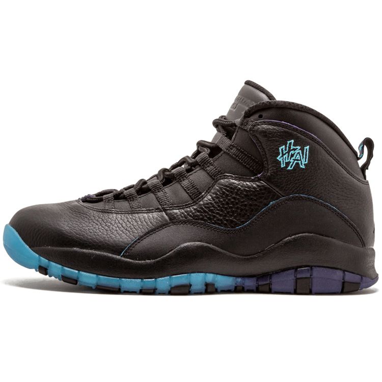 

Мужские кроссовки Air Jordan 10 Retro Shanghai Черные Fierce-Purple-Gamma-Blue 310805-024