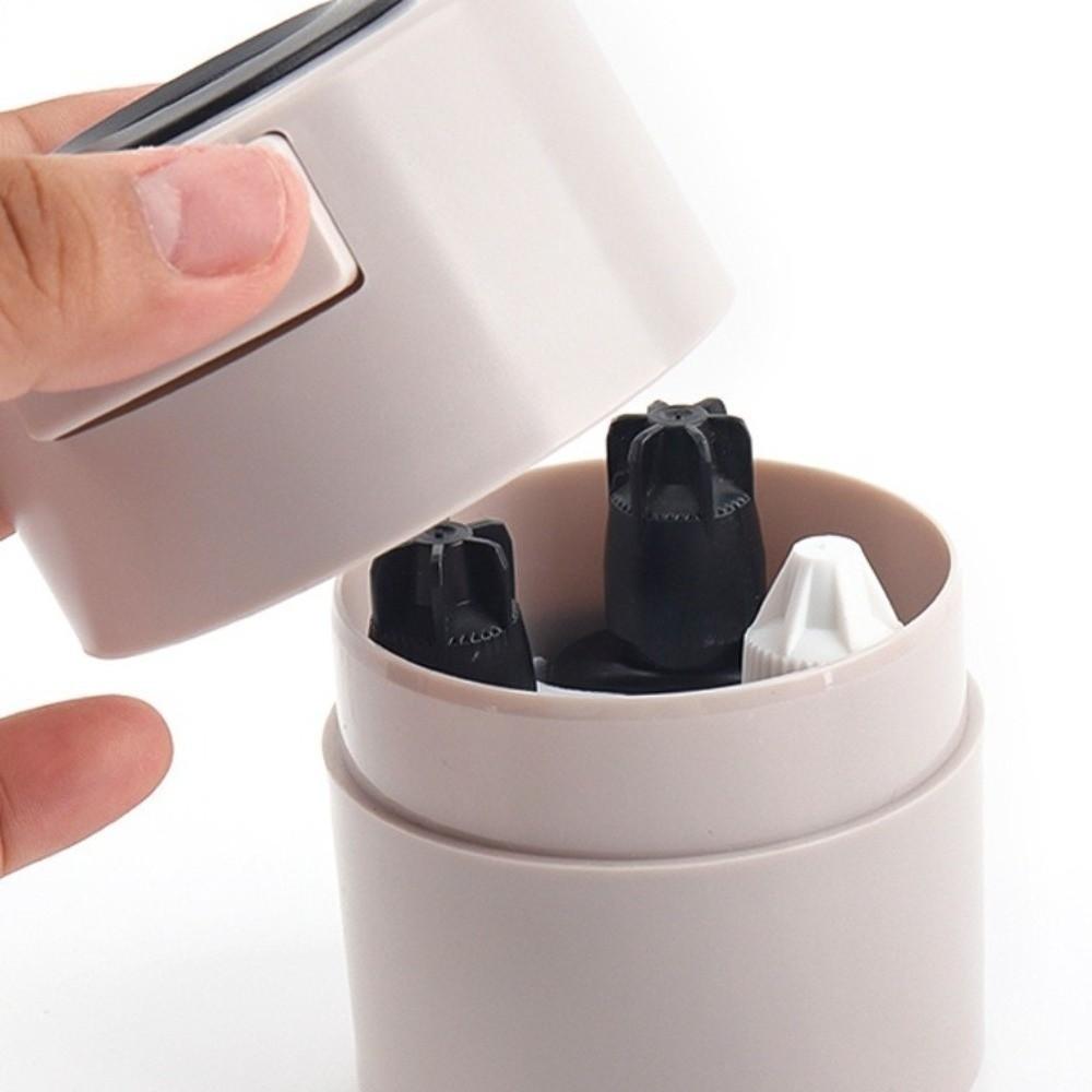 1pcs Plastic Eyelash Glue Storage Tank Temperature Humidity Digital Display Lashes Adhesive Jar