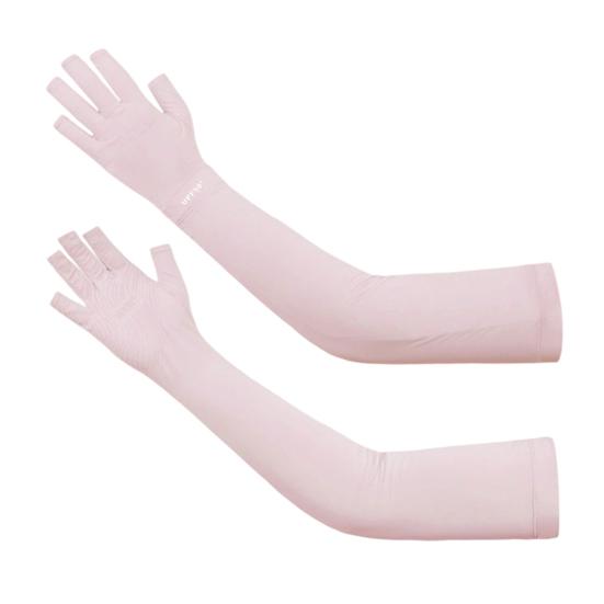 Yousheng Men Sun Protection Gloves, Open Finger Driving Gloves, Anti-slip Palm, Cooling UV Protection Gloves for Summer Cycling
