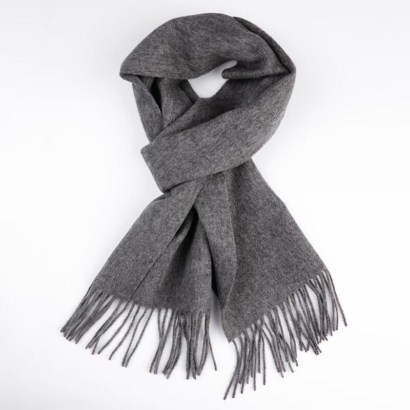 SIYUTANG Unisex 100% Wool Plain Scarf