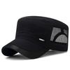 Quick-drying Hats Men's Flat-top Hats Spring and Autumn Sun Protection and Shading Patchwork Mesh Breathable Sun Hats