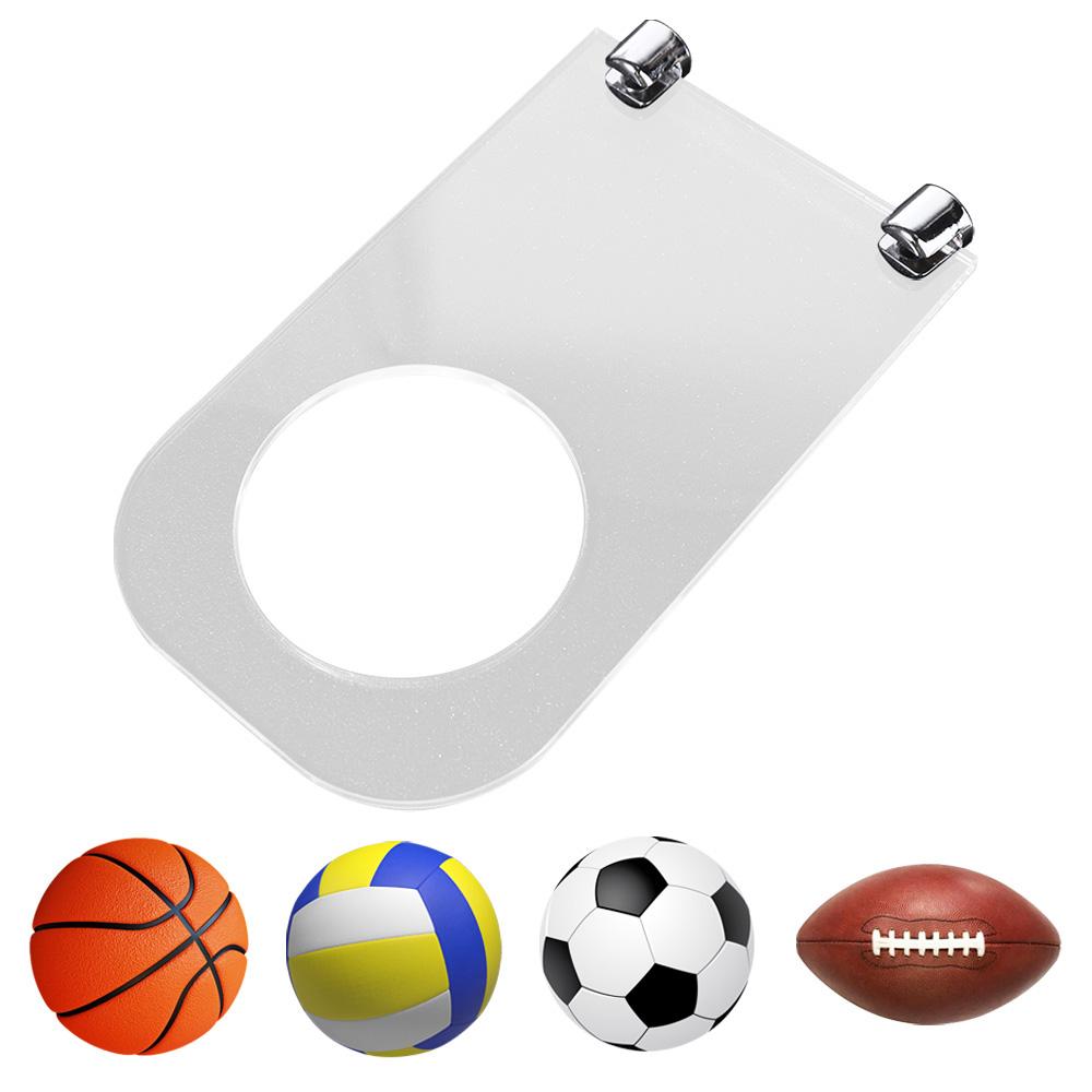Wall Mount Basketball Bracket Holds Space Saving Soccer Display Rack  Volleyball Rugby