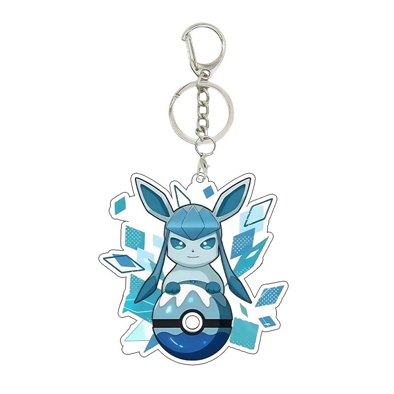 

Cartoon Anime Eevee Vaporeon Acrylic Keychain Pendant Flareon Espeon Umbreon Figure Game Bag Jewelry Charm Decoration Gifts Toys about 5cm