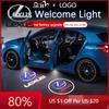2026 Autocollants Intérieurs Chauds LED Projecteur de Logo d'Accueil de Porte de Voiture Lumière d'Ombre Fantôme Accessoires Pour RX ES GX LS LX IS GS RC