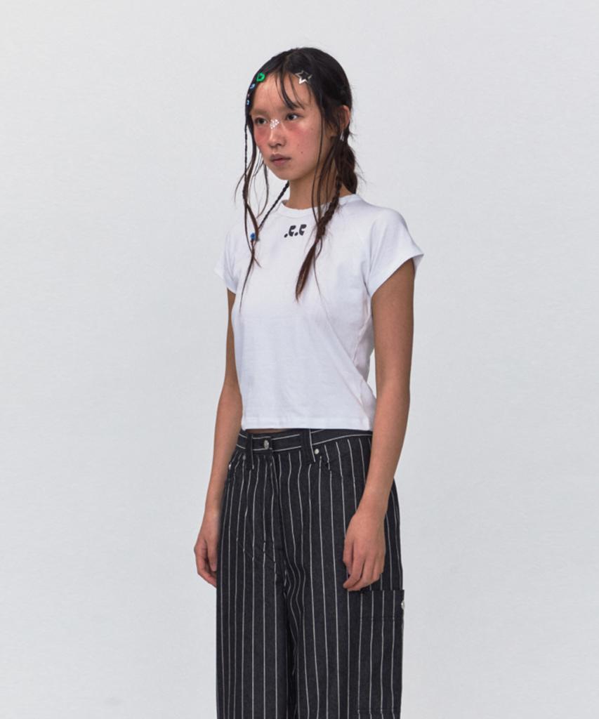REST&RECREATION Rr Logo Crop Top_White