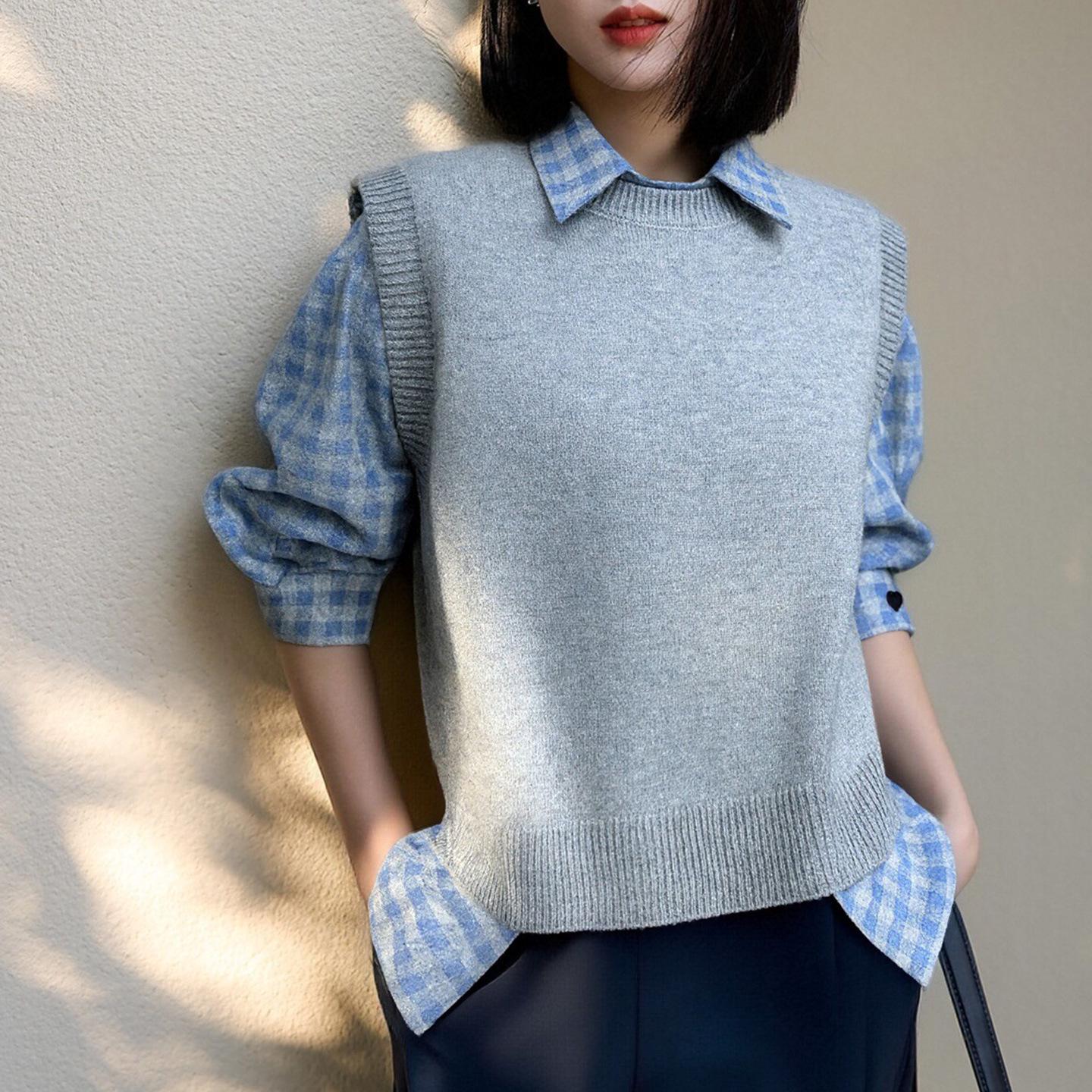 Women s Long Sleeve Red Plaid Cotton Shirt, Spring 2026 New Arrival Thickened Warm Brushed Top One Size