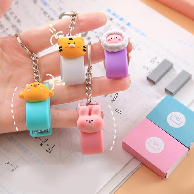 Adorable Miniature Stapler With Keyrings Tiny Keychain Stapler 20 Sheets Capacity For School Offices And Corporate Gifts