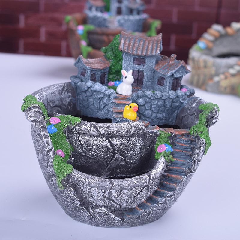 Innovative Hanging Resin Succulent Pot - Ground 001