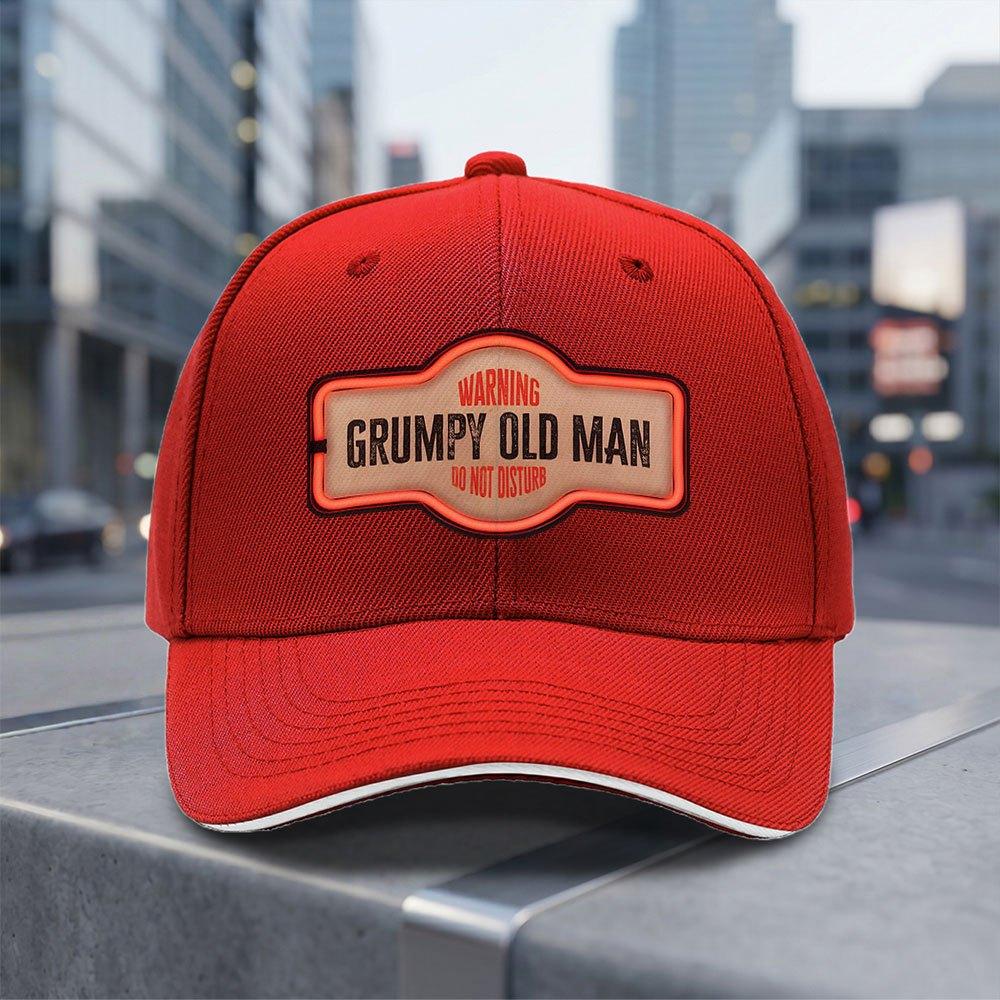 Grumpy Old Unisex Adjustable Baseball Cap  Light Breathable Unisex Hat for Daily Wear Valentines Thanksgiving Birthday Gift