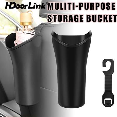 Soporte para Paraguas de Coche Multifuncional Contenedor Colgante Cubo de Basura para Asiento Trasero Estuche de Almacenamiento Soporte para Paraguas Impermeable Accesorios para Interior de Coche