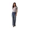 Guess Womens/Ladies Triangle Logo Cotton Blend Slim Short-Sleeved T-Shirt