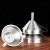 Funnel Kitchen 304 Stainless Steel Funnel Oil Liquid Funnel with Strainer Small Metal Food Oil Filter for Bottle Kitchen Gadgets