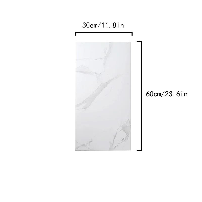 Marble Grain Wall Sticker Imitation Marble Wall Panels Diy Self-adhesive Waterproof Wallpaper For Home Bathroom Decoration