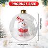 LED Inflatable Christmas Decoration Ball - Lighted Yard Balloon Atmosphere Light PVC