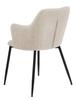 Ilsa CHAIR WITH ARMRESTS beige high backrest
