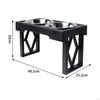 Elevated Dog Bowl Bowl, Durable Cat Dish Stand Puppy Food for Small, Medium