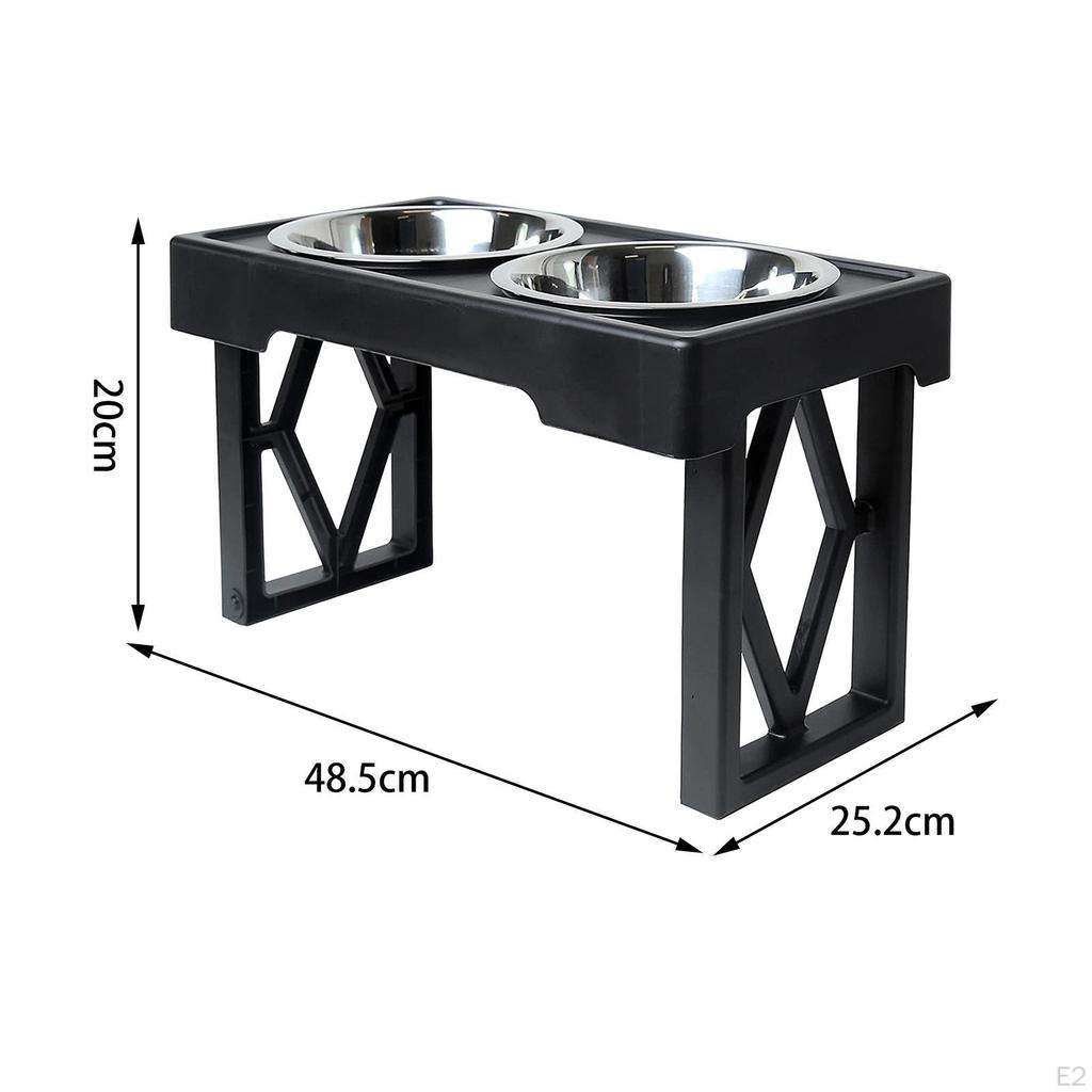 Elevated Dog Bowl Bowl, Durable Cat Dish Stand Puppy Food for Small, Medium