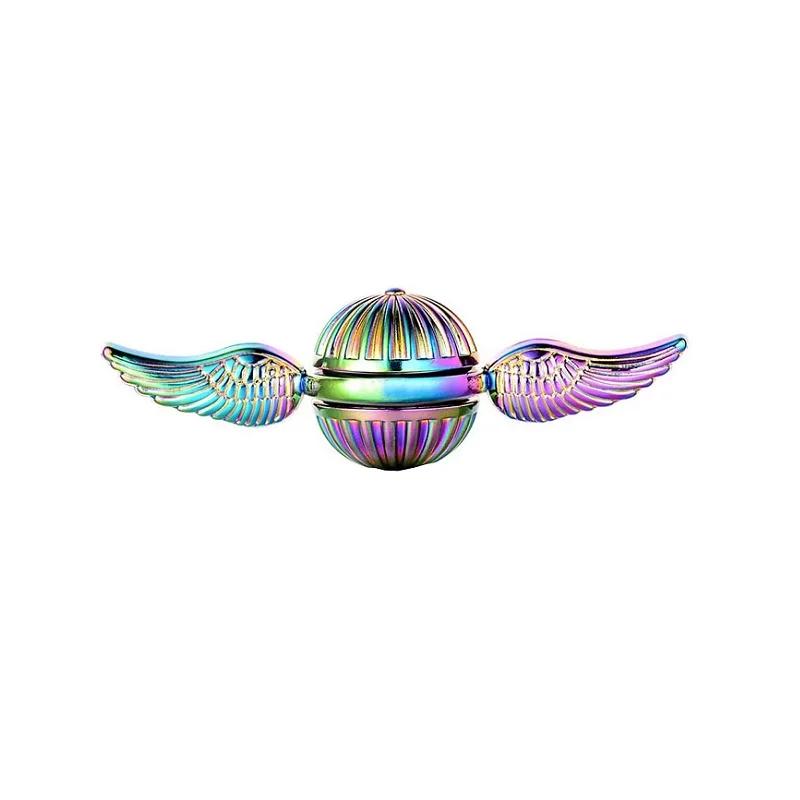 Fidget Spinner Toys Golden Snitch Metal Anti Stress Hand Spinner Toys Spinning Gyro Finger Rotation Gyroscope Toy For Kids Adult