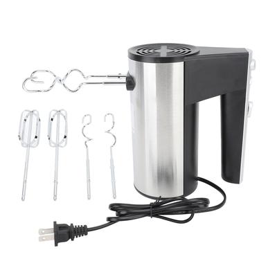 Handmixer 500W 5 Geschwindigkeiten Turboboost Edelstahl Küche Elektrisch Handheld Lebensmittelquirl für