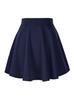 Women's Basic Versatile Elastic Flared Mini Skirt - Casual European & American Style
