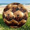 Michael Jackson Print Size 5 Soccer Ball, PU Wear Resistant Football for Match Training and Daily Practice, Birthday Gift for Soccer Fans
