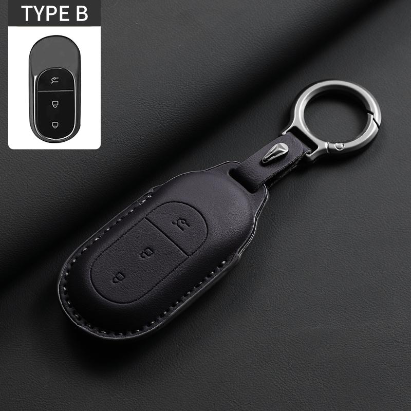 

Original Color Car Key Case Cover Shell For Leapmotor C01 B10 C11 Anti-Scratch Durable Auto Key Protector Garnish Accessories