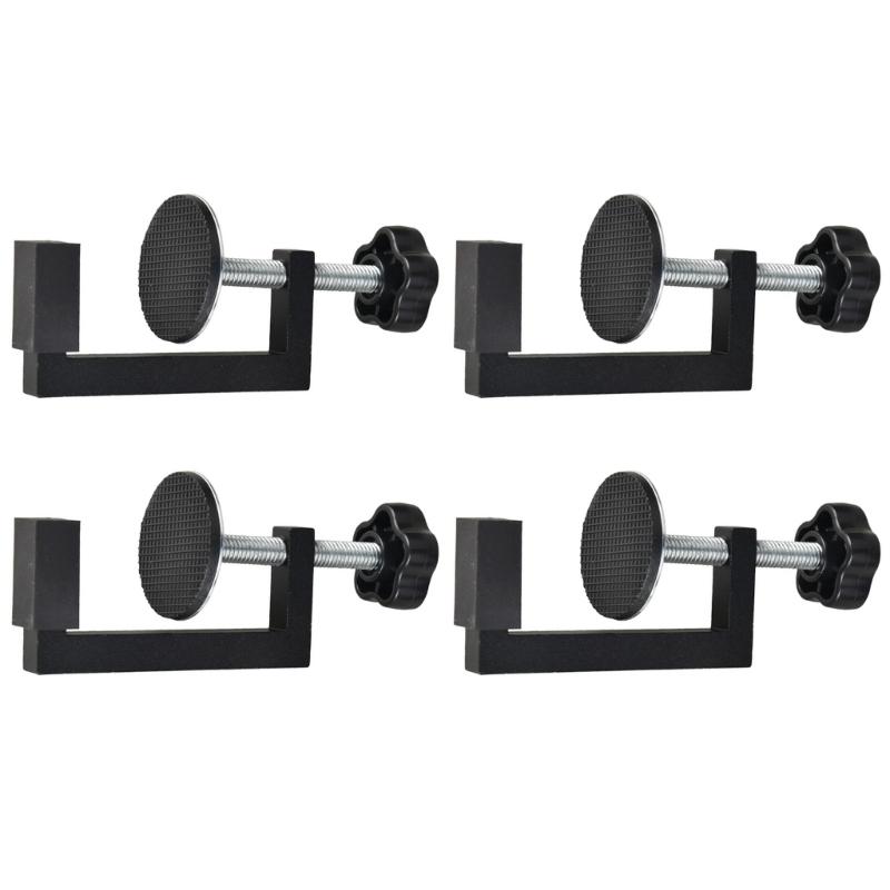4Pcs 10-57mm Reversed Woodworking C-Clamp Adjustable Table Clamp Adjustable Work Surfaces Mounting Bracket Enduring