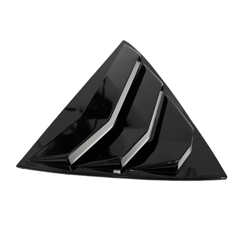 For Kia Picanto 2012-2025 ABS Plastic Window Quarter Louver Scoop Cover Side Vent Shutter Trim Exterior Car Adhesive Accessories