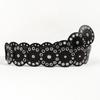 Zink Zinklegierung Niete Breiter Gürtel Retro Concho Bund Mode Scheibe PU Hohl Gürtel Geschenk