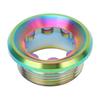 Bike Crankset Screw Ti Alloy Shock Absorption Crank Arm Screw Bike Fixing Bolt Dust Cover for M20mm