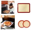 Wiederverwendbare Silikon-Backmatte Antihaft Hitzebeständig Runde und Rechteckige Gebäckmatten zum Kneten Ausrollen und Backen von Keksen