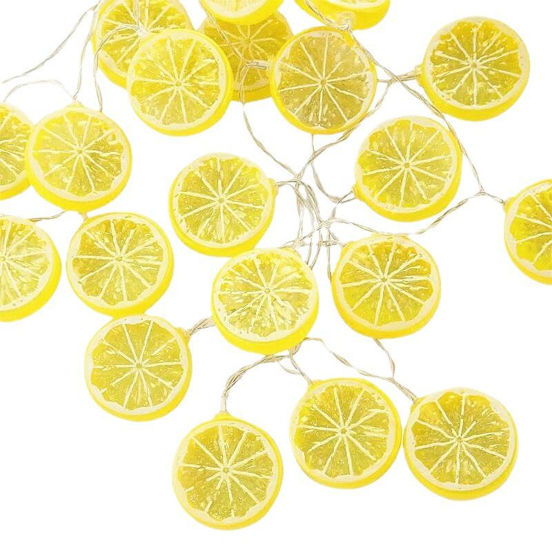 LED Lemon Slice Fairy Lights for Kids' Decor and Camping Atmosphere