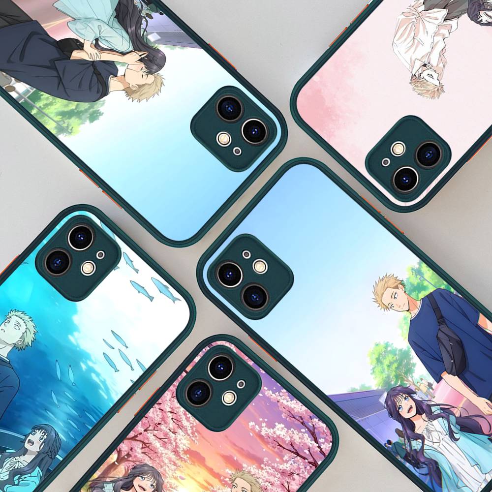 Anime Cute Kaoruko And Rintarou Phone Case For iPhone 16e 16 15 14 13 12 11 Pro Max X XS Max Plus Matte Clear