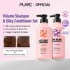 PURE Shampoo & Conditioner Set voor Volume, Glans en Gladheid