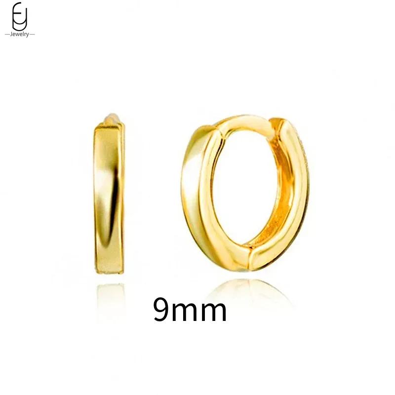 925 Silver Needle Vintage Snake Earrings Women Gold Round Ear Clips Punk Style Fashion Hoop Earrings Women Jewelry