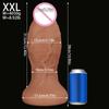 Super Large And Thick Female Egg Free Penis Silicone Simulation Soft Meat Penis For Couples To Satisfy Masturbation Device Adult Sex Toy