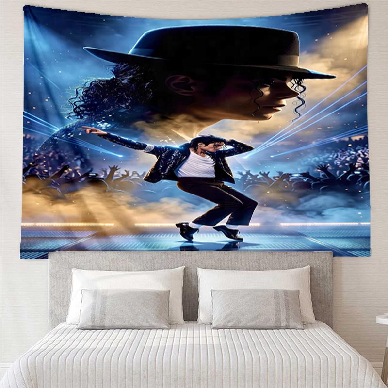 Michael Hat Tapestry, Unique Design Tapestry, Wall Decor for Bedroom,Livingroom, Playroom,Heartwarming Fan Holiday Gifts