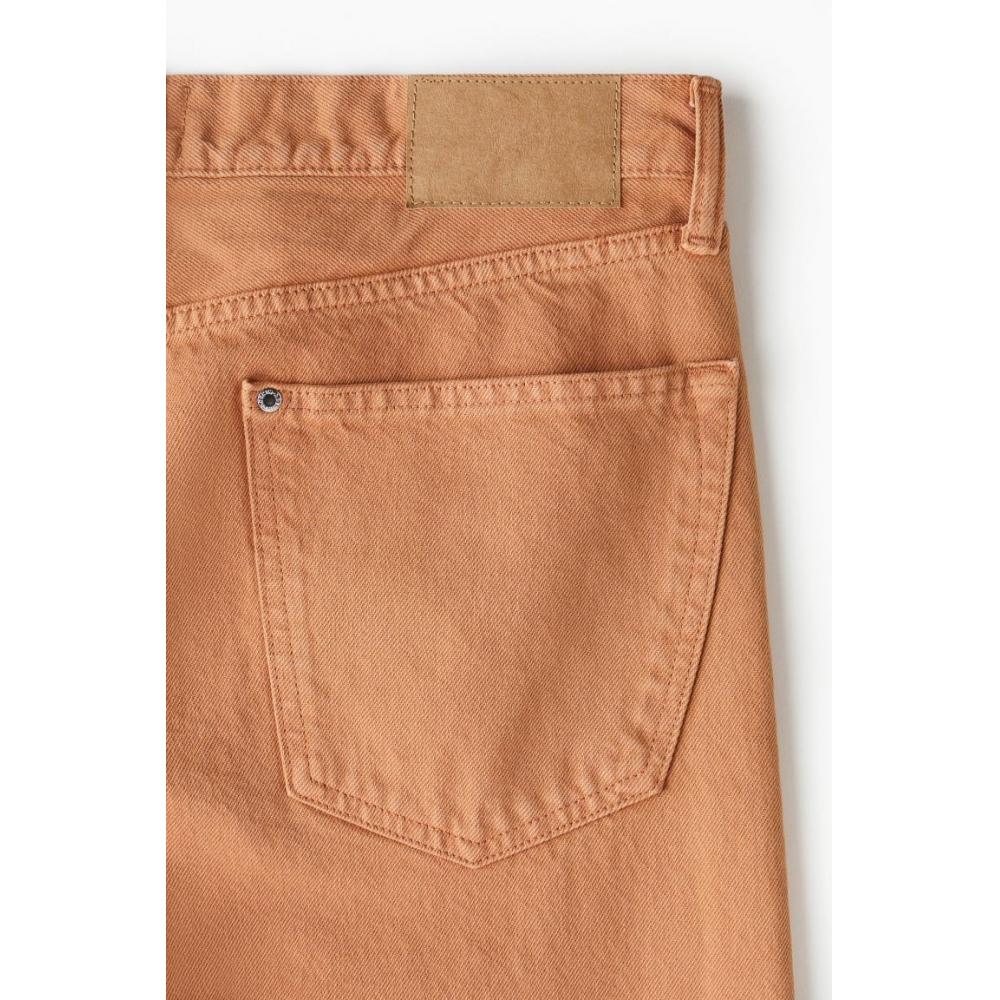 H M Relaxed Fit Jeans Orange