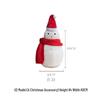 Large Nordic Paper Snowman Ornament for Storefront and Outdoor Christmas Decor