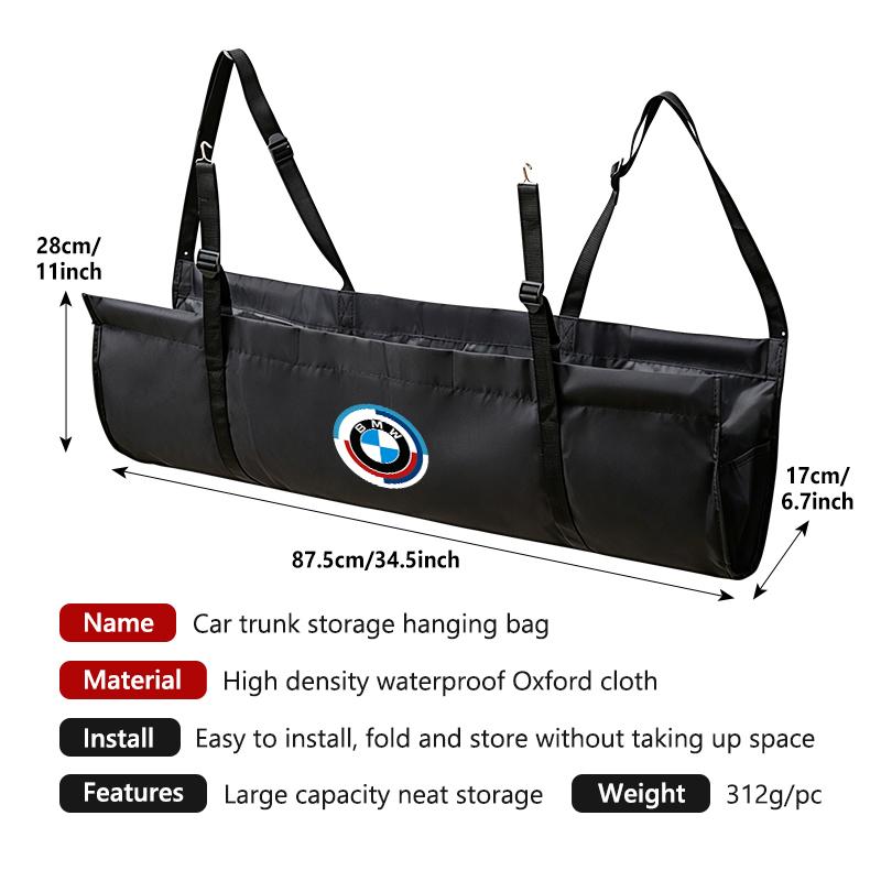 Universal Car Trunk Organizer Oxford Cloth Hanging Storage Bag For BMW E36 E39 E87 E60 E46 E53 E90 F10 F20 F25 F30 X3 X5
