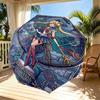 Sailor Moon Print Automatic Open Close Umbrella, Portable Foldable Umbrella, for Outdoor Commute Camping Trip, Ideal Birthday Gift