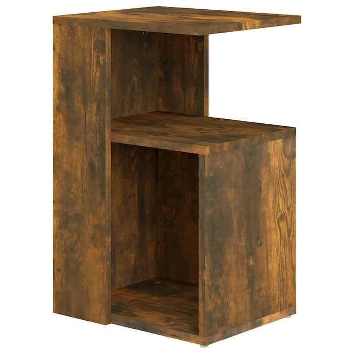 VidaXL Side Table Smoked Oak 36x30x56 Cm Engineered Wood 815189