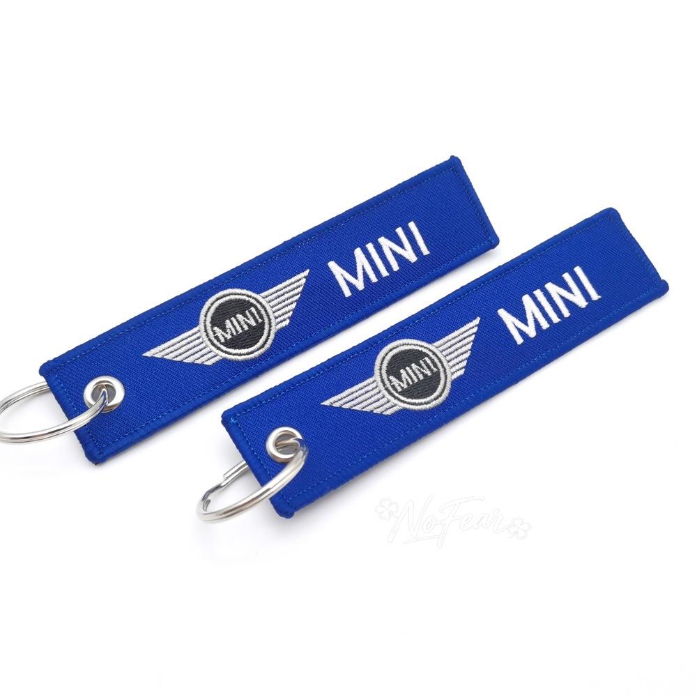 

High-Grade Leather Car Emblem Key Rings Keychain For BMW MINI Cooper One S Countryman Clubman JCW R50 R55 R56 R60 Car stickers