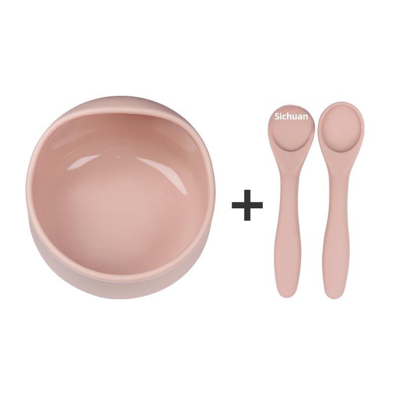 Children's Silicone Suction Meal Tray & Bowl Set