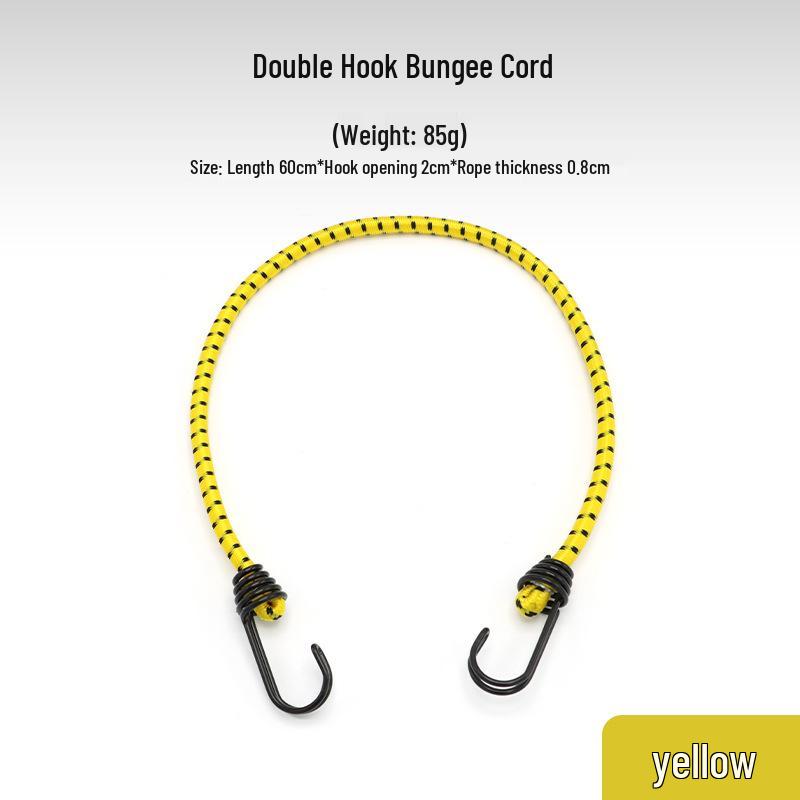 

60cm High-Elastic Outdoor Bungee Cord for Tent, Clothesline, Camping, Luggage