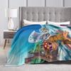 Fun Donkey Kongs Plush Blankets Girls Boys  Flannel Bedding Throws For Couch Chair Super Soft Design Quality Bedspread Gift