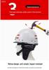 White Flame Retardant Firefighter Safety Helmet for Emergency Rescue and Disaster Reduction